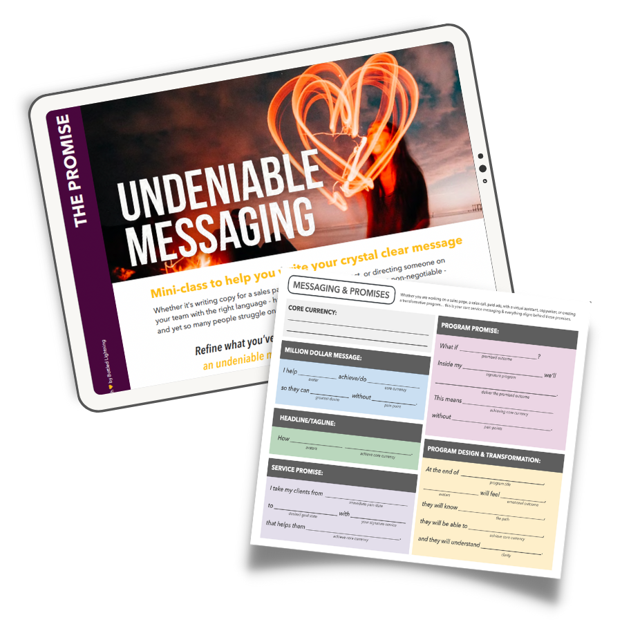 Undeniable Messaging Lead Magnet Mockup